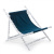Стул Seletti Heritage Foldable Deckchair Blue white