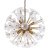 Люстра Sputnik Textured Glass White Chandelier