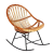 Стул качалка Bamboo brown Стул качалка Bamboo brown