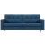 Диван Stone Blue Greta Sofa Диван синий лен