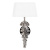 Бра Eichholtz Wall Lamp Beau Site Nickel+White