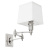 Бра Wall Lamp Lexington Swing Nickel+White