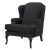 Кресло Eichholtz Chair Frank Sinatra Black & white Кресло Eichholtz Chair Frank Sinatra Black & white