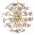 Люстра Agate Burst Chandelier Brass Люстра Agate Burst Chandelier Brass