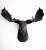 Голова лося - Черная