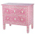 Комод розовый отделка кость BONE INLAY CHEST OF 2 DRAWER Комод розовый отделка кость BONE INLAY CHEST OF 2 DRAWER