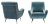 Eichholtz Chair Giardino turquoise Кресло Eichholtz Chair Giardino turquoise Кресло