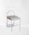 Дизайнерский стул Metal frame and boucle