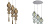 Люстра Heathfield Lighting - Medina Circle 3 Chandelier Люстра Heathfield Lighting - Medina Circle 3 Chandelier