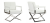 Кресло Aster X Armchair designed by Jean-Marie Massaud in 2005
