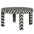 Кофейный стол Inlaid Bone Zigzag