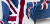 Кресло Armchair Union Jack velvet