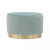 Пуф Golden Belt Turquoise Pastel