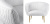 Кресло Kelly Wearstler SOUFFLE CHAIR - RUCHED Milk designed by Kelly Wearstler