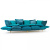 Диван Seletti Sofa Comfy Turquoise Диван Seletti Sofa Comfy Turquoise