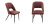 Стул Eichholtz Dining Chair Cipria Bordeaux