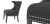 Кресло Eichholtz Chair Elson black Кресло Eichholtz Chair Elson black