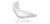 Кресло Asymmetric Chaise designed by Harry Bertoia in 1952