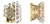Бра Wall Lamp Mylo Gold