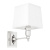 Бра Wall Lamp Lexington Single Nickel+White