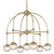 Люстра Hudson Valley 1227-AGB Boca Led Chandelier In Aged Brass Люстра Hudson Valley 1227-AGB Boca Led Chandelier In Aged Brass