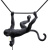 Подвесной светильник Seletti The Monkey Lamp Swing Black designed by Marcantonio Raimondi Malerba Подвесной светильник Seletti The Monkey Lamp Swing Black designed by Marcantonio Raimondi Malerba