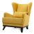 Malta Armchair желтый велюр Malta Armchair желтый велюр