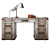 Стол RH Richards metal trunk Desks Стол RH Richards metal trunk Desks