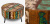 Журнальный стол Multicolored Antique Wood Circle Журнальный стол Multicolored Antique Wood Circle