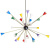 Люстра Huge Pair of Multi Color Italian Sputnik
