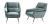Кресло Eichholtz Chair Exile Turquoise Кресло Eichholtz Chair Exile Turquoise