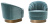 Кресло Eichholtz Chair Hadley Turquoise Кресло Eichholtz Chair Hadley Turquoise