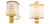 Бра Wall Lamp Oakley Gold Бра Wall Lamp Oakley Gold