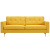 Диван Papaya Yellow Greta Sofa Диван желтая шерсть Диван Papaya Yellow Greta Sofa Диван желтая шерсть