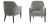 Кресло Eichholtz Chair Cyrus Grey Кресло Eichholtz Chair Cyrus Grey