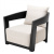 Кресло Eichholtz Chair Rubautelli Black Кресло Eichholtz Chair Rubautelli Black