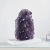 Статуэтка Друза аметиста на подставке из мрамора Статуэтка Друза аметиста на подставке из мрамора
