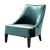 Кресло Eichholtz Chair Dulwich Turquoise Кресло Eichholtz Chair Dulwich Turquoise