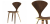 Стул Cherner Side Chair designed by Norman Cherner in 1958 Стул Cherner Side Chair designed by Norman Cherner in 1958