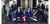 William Sofa Union Jack Velvet Andrew Martin designed by Martin Waller