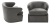 Кресло Eichholtz Chair Dorset Grey Кресло Eichholtz Chair Dorset Grey