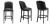 Барный стул Eichholtz Bar Stool Balmore Барный стул Eichholtz Bar Stool Balmore
