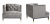 Кресло Eichholtz Chair Castelle Grey Кресло Eichholtz Chair Castelle Grey