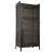 Буфет Industrial Loft Dark Metal Tall Cabinet