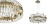 Люстра Saturno Not Baroncelli Bronze Chandelier Люстра Saturno Not Baroncelli Bronze Chandelier