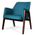Кресло Gregory blue