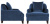 Кресло Grace Deep Blue Кресло Grace Deep Blue