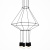 Vibia Wireflow Chandelier 0307 LED Suspension lam Vibia Wireflow Chandelier 0307 LED Suspension lam