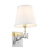 Бра Wall Lamp Wentworth Single Nickel+White