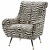 Кресло Eichholtz Chair Giardino Ozbek Black Кресло Eichholtz Chair Giardino Ozbek Black